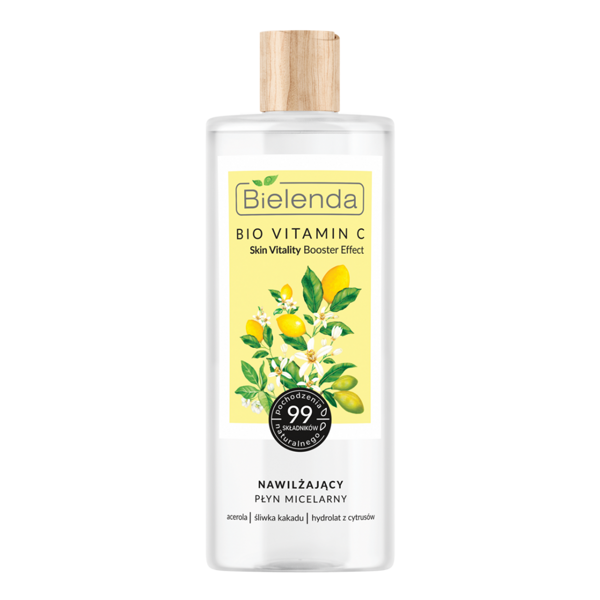 Bielenda - BIO VITAMIN C - Moisturizing MICELLAR water 500 ml 5902169045456