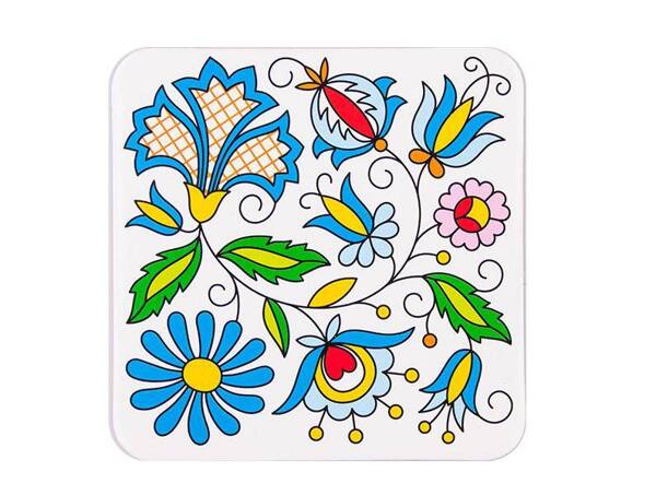 Folkstar - Cork FOLK CUP COASTER KASHUBIAN PATTERN /13230/ 5901845104586