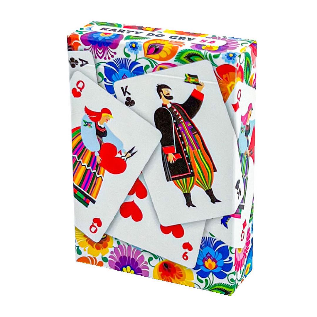 Folkstar - PLAYING CARDS - LOWICZ PATTERN /26758/ 5901845137447